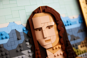 Mona Lisa z klocków Lego / materiały promocyjne Lego