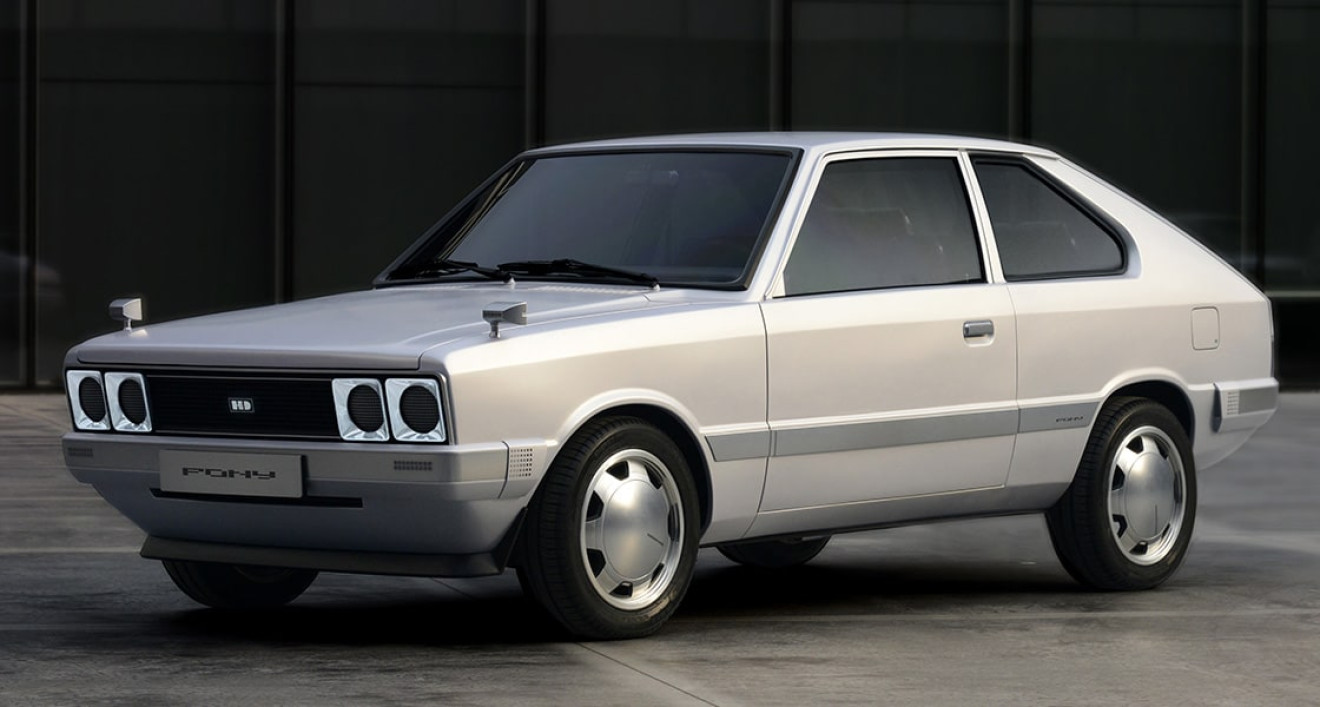 Materiales de prensa de Hyundai Pony Restomod / Hyundai Heritage