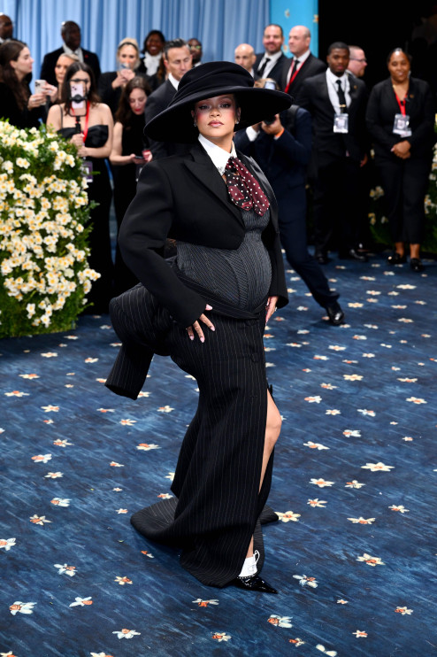 Rihanna en la Gala MET 2025/foto. Foto PAP