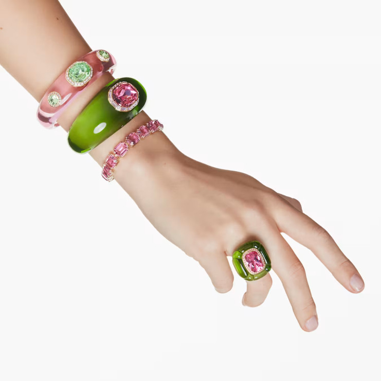 Pulseras de Swarovski de colores / materiales de prensa
