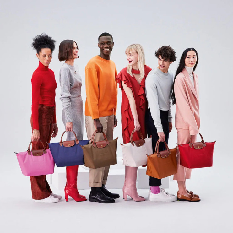 Longchamp La Pliage - a bag that connects generations / press materials