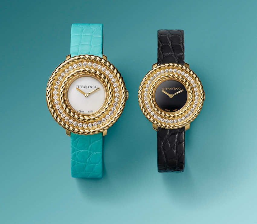 Tiffany & Co. - collezione di orologi a corda ad energia solare / materiali stampa