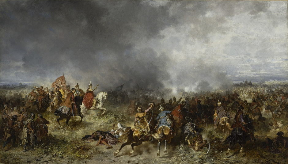 Painting The Battle of Chocim, Józef Brandt, 1867, National Museum in Warsaw / Public domain, via Wikimedia Commons