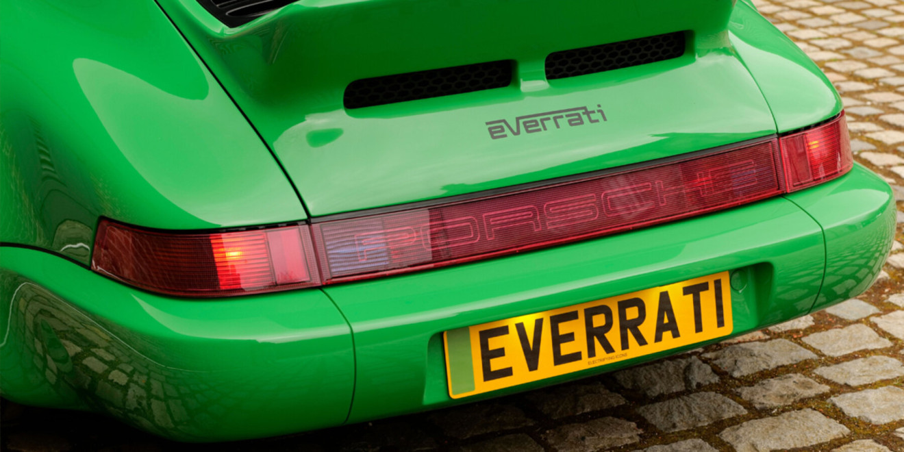 Classic Porsche 911 converted to electric / Everatti press materials