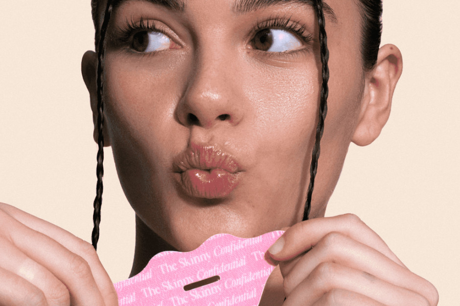 Nastro adesivo per la bocca, nastro adesivo per la bocca Skinny Confidential / campagna pubblicitaria Skinny Confidential