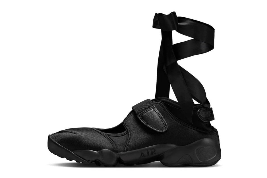 Nike Air Rift Black Swan - novos tênis combinam balletcore e tecnologia esportiva / Nike