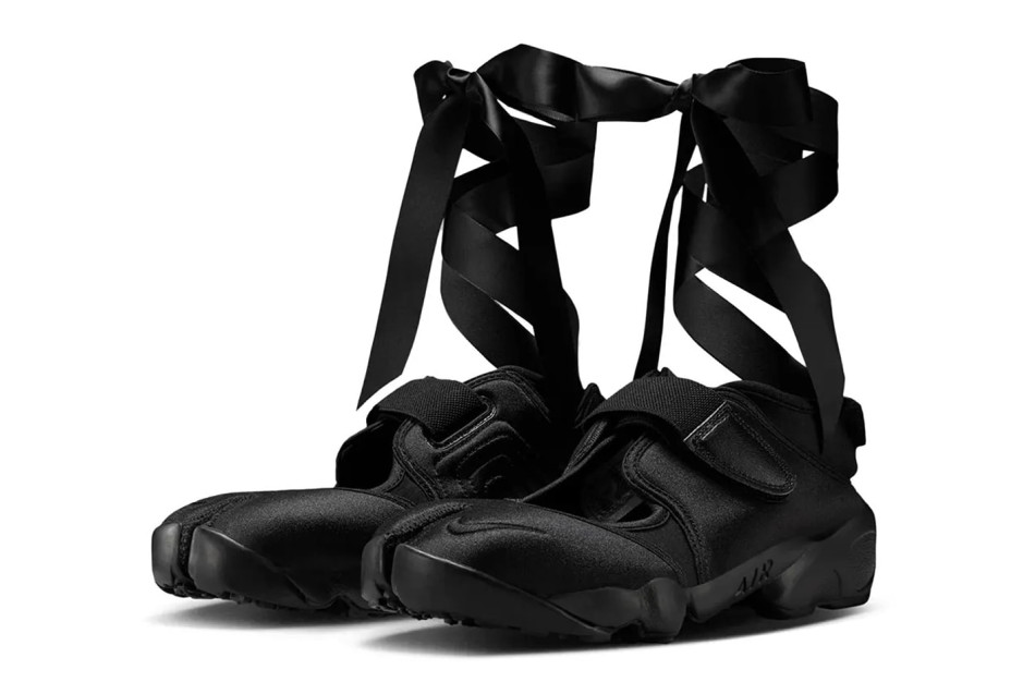 Nike Air Rift Black Swan - novos tênis combinam balletcore e tecnologia esportiva / Nike