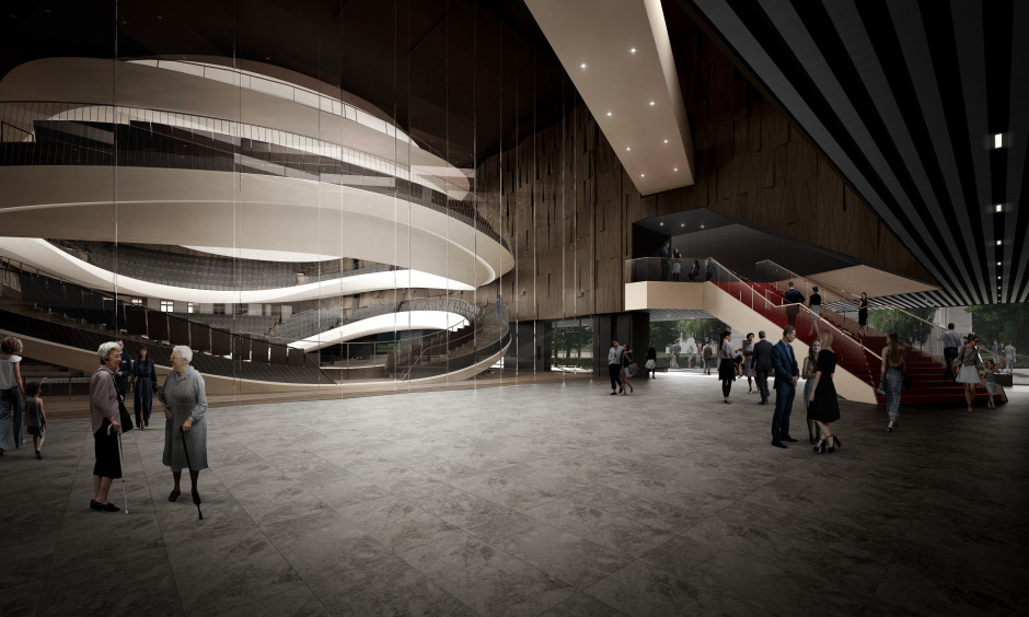 The design of the new Sinfonia Varsovia hall / photo: press materials