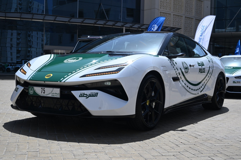 Lotus Emeya-S / foto: Facebook, politie van Dubai