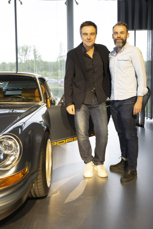 Meeting with Rob Dickinson - the founder of Singer at the La Squadra salon in Warsaw / Well.pl, Michał Leja