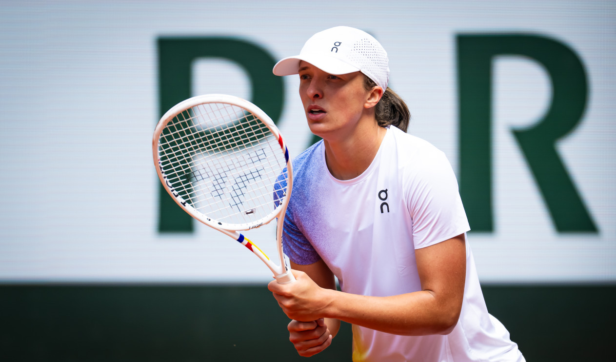 Iga Świątek si sta preparando per il Roland Garros 2025 / Getty Images