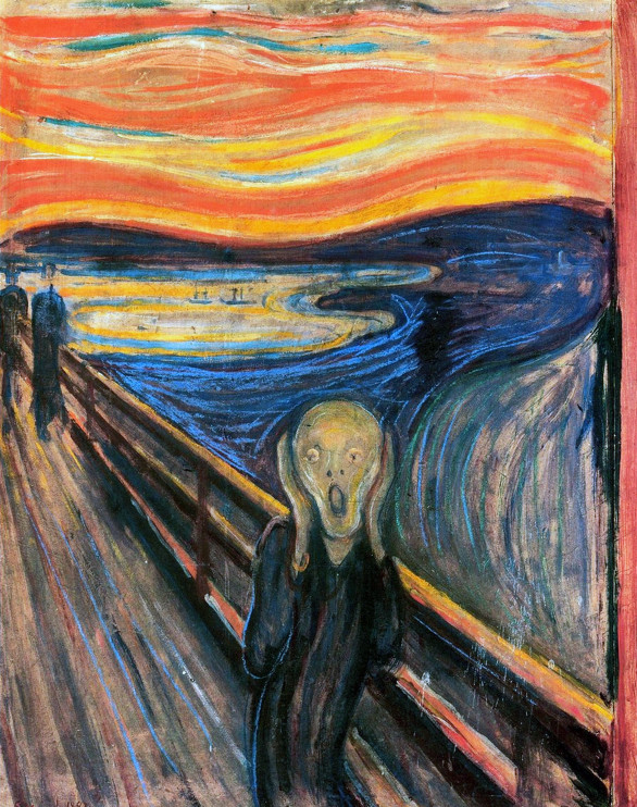 The Scream - Edvard Munch ca. 1893 / Munch Museum in Oslo, photo: Getty Images