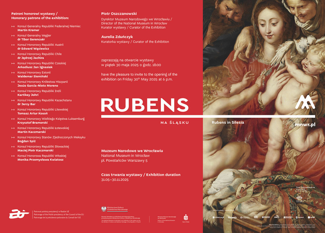 Ausstellung Rubens in Schlesien / Pressematerialien des Nationalmuseums in Breslau