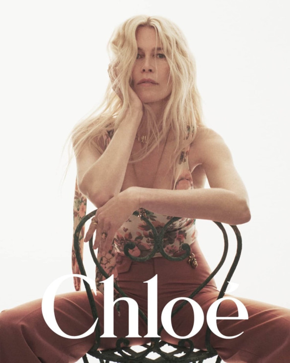Claudia Schiffer na campanha de verão da marca Chloe / materiais de imprensa