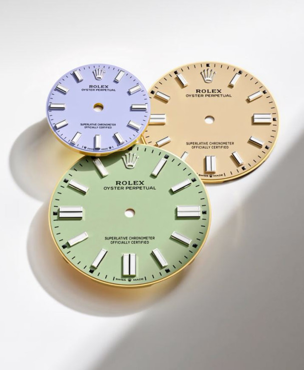 Modelos Oyster Perpetual en tonos pastel / materiales de prensa