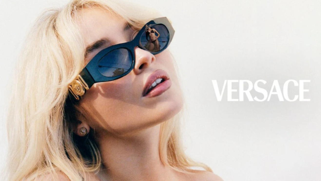 Óculos de sol Versace Medusa / Materiais de imprensa