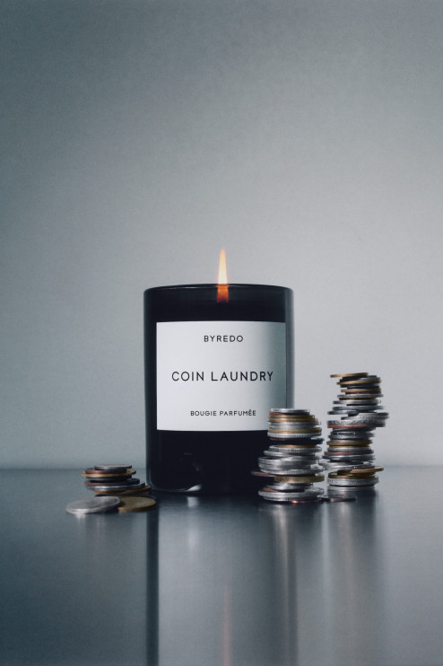 Byredo kokulu mum, Coin Laundry/fotoğraf: Byredo basın materyalleri