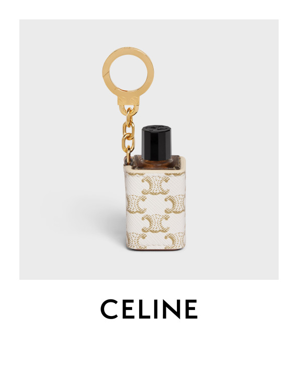 Celine bag keychain / press materials