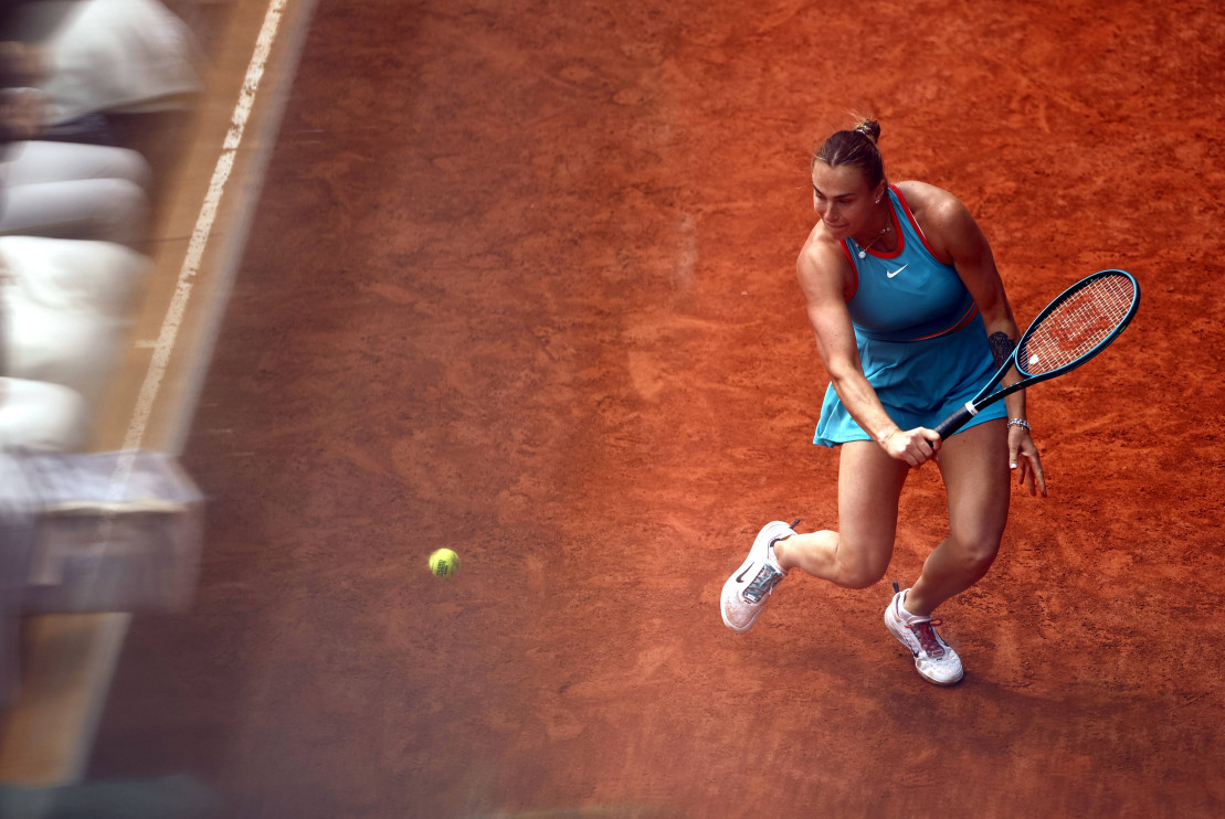 Aryna Sabalenka na final de Roland Garros 2025/PAP