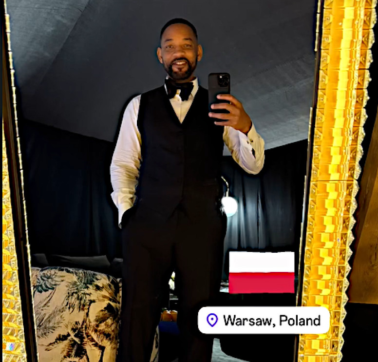Will Smith en Polonia / Instagram @willsmith