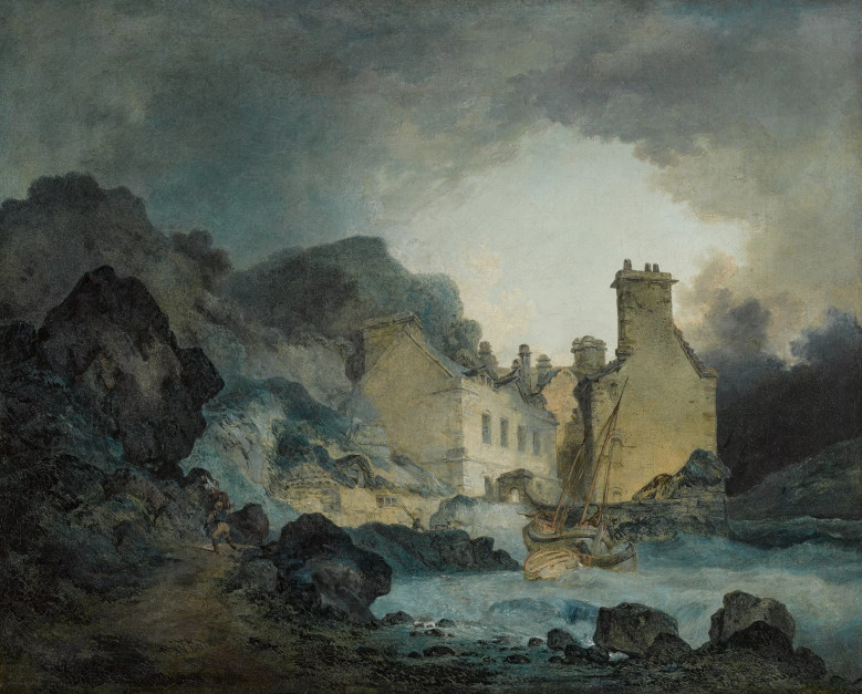 J.M.W. Turner, The Rising Squall, Hot Wells, da St Vincent's Rock, Bristol, 1792 / foto: Sotheby's