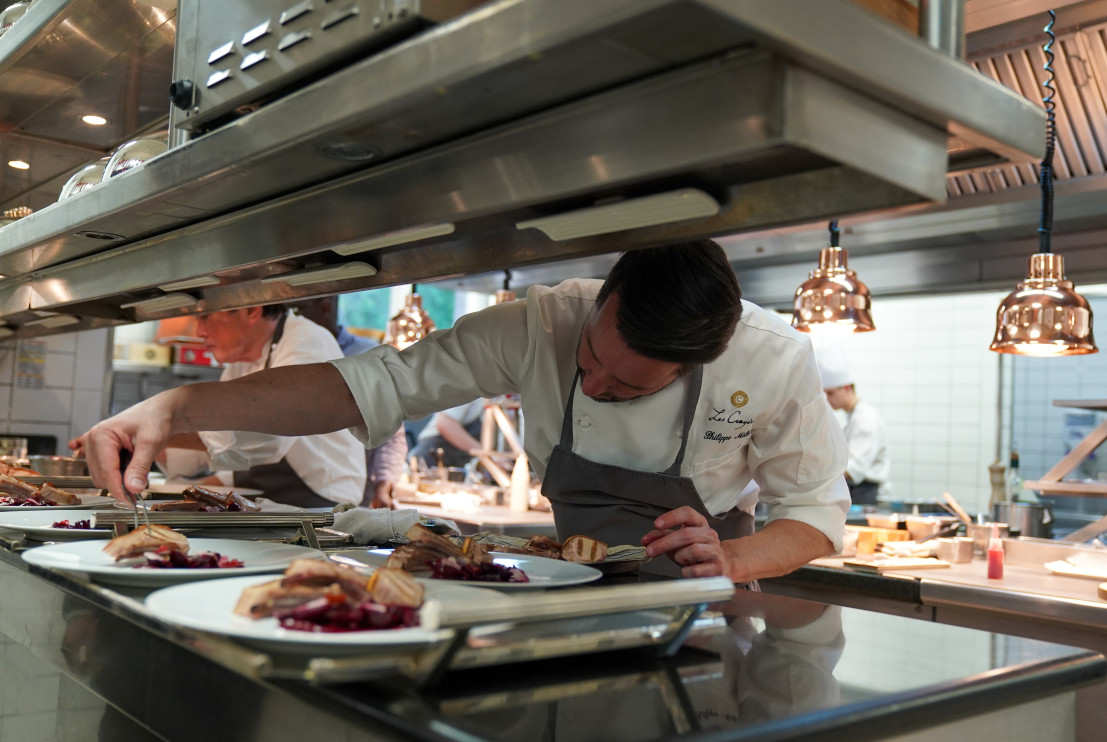 Cozinha de restaurante com estrela Michelin/foto: Shutterstock