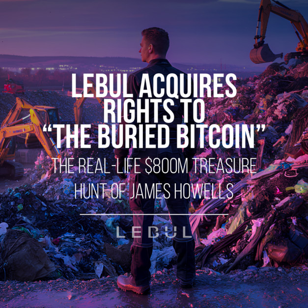 The Buried Bitcoin: The Real-Life Treasure Hunt series poster by James Howells / photo: LEBUL press materials