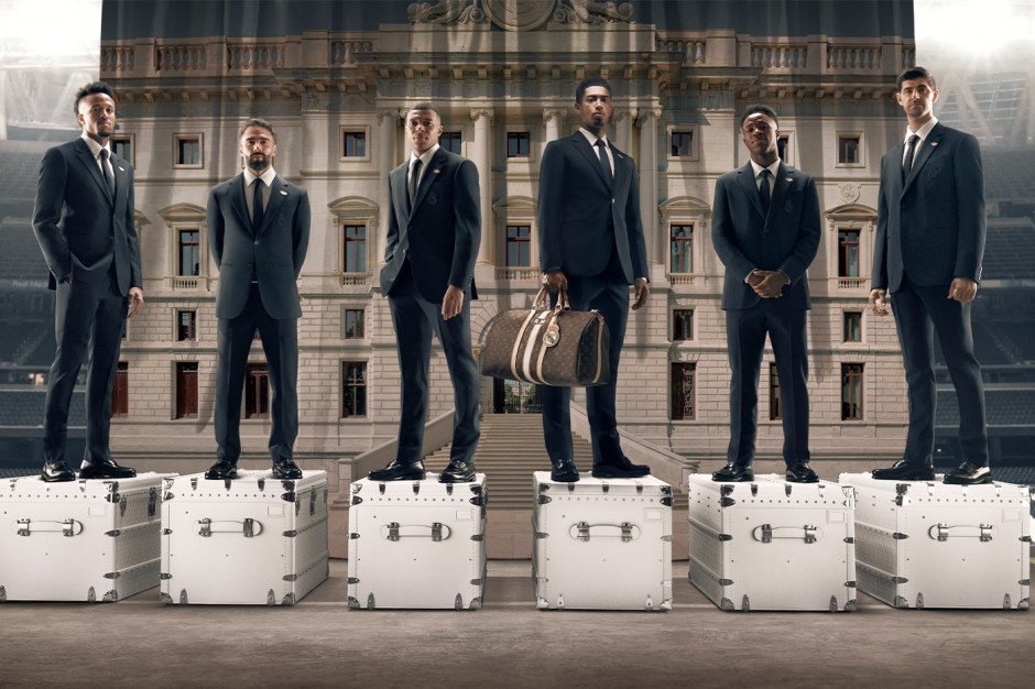 Louis Vuitton viste al Real Madrid - campaña publicitaria / materiales de prensa Louis Vuitton x Real Madrid