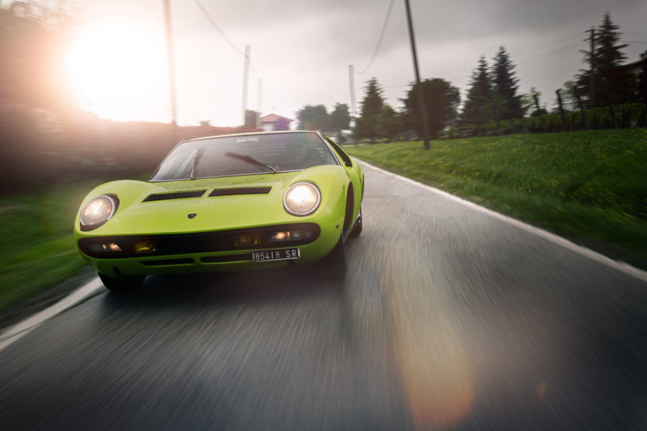 Scandalo Lamborghini Miura in Verde / Materiali stampa Lamborghini