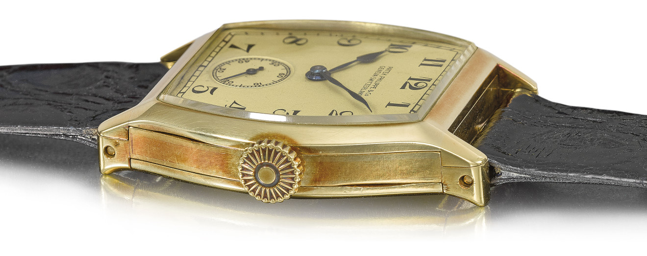Patek Philippe & Co. uurwerk nr. 97'589 - het eerste polshorloge verkocht aan Henry Graves in 1928 / materialen van de Christie's-veiling van 2019