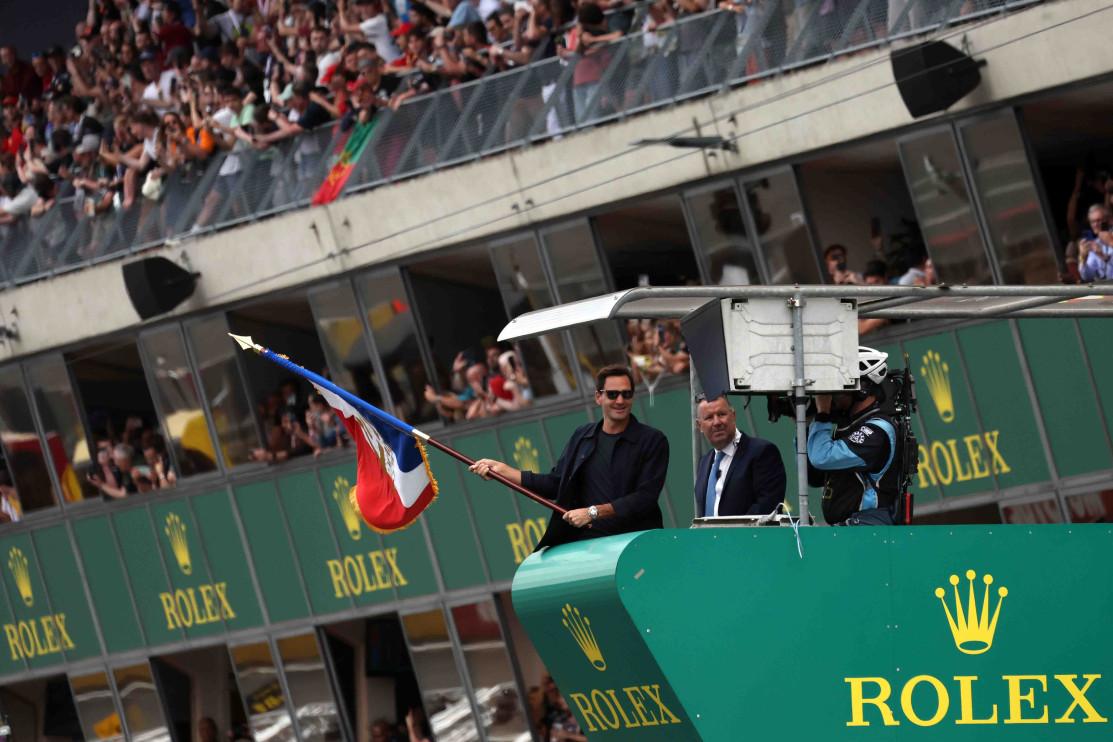 Roger Federer otwiera wyścig Le Mans 2025 / Getty Images