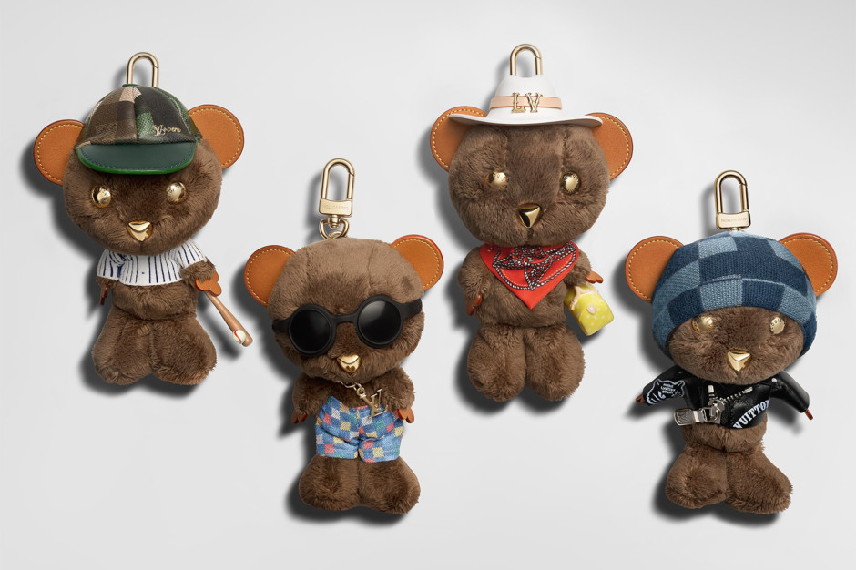 Louis Bear - nieuwe LV-sleutelhangers als reactie op persmateriaal van Labubu/Louis Vuitton