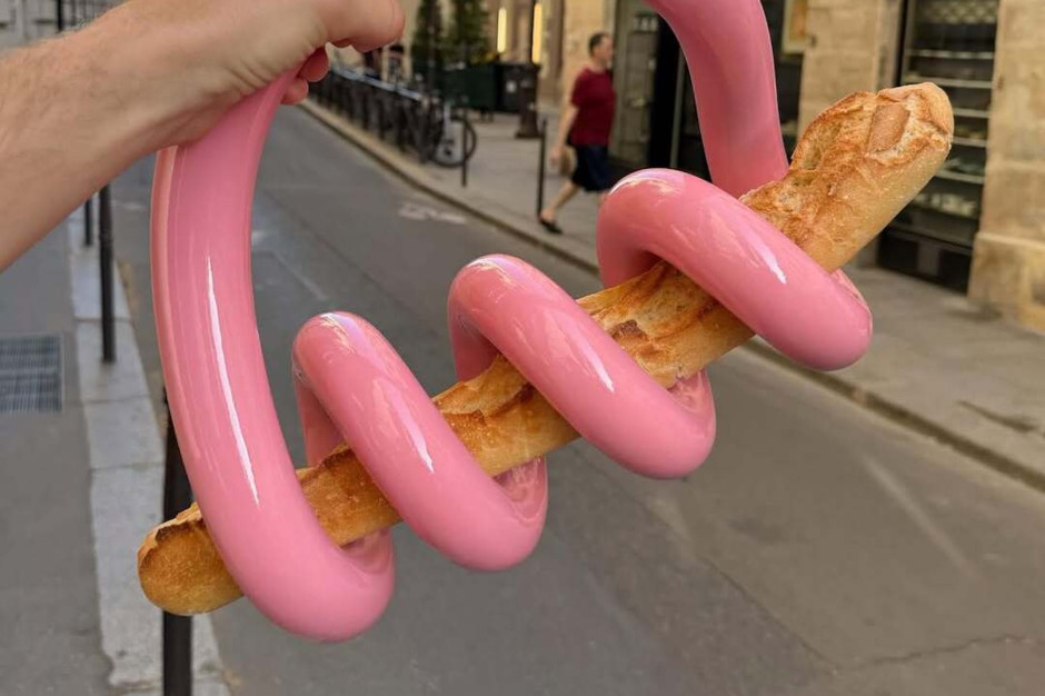 Gustaf Westman: Swedish designer with a baguette holder design / Instagram @gustafwestman