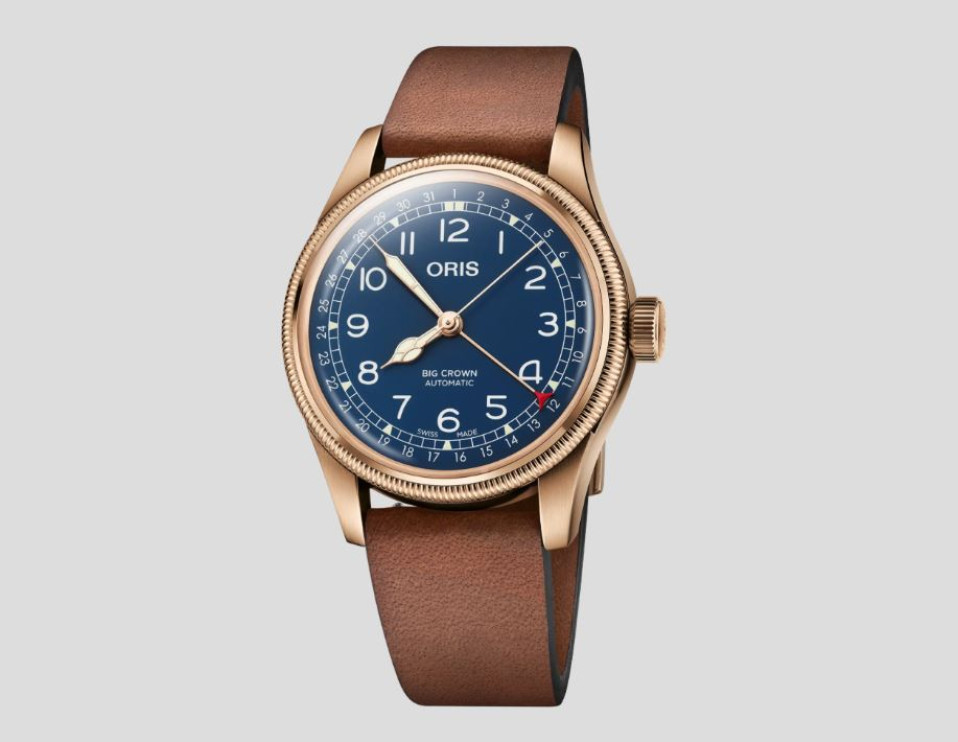 Oris Big Crown Bronze Pointer Datumref. 01 754 7741 3165-07 5 20 58BR / persmaterialen