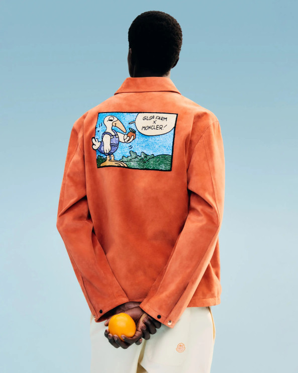 Moncler voor zomer 2025 - Capsulecollectie van Donald Glover / persmateriaal