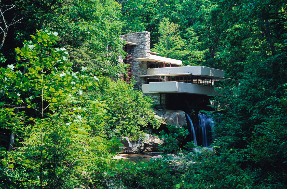 Casa Fallingwater nos Estados Unidos / Getty Images