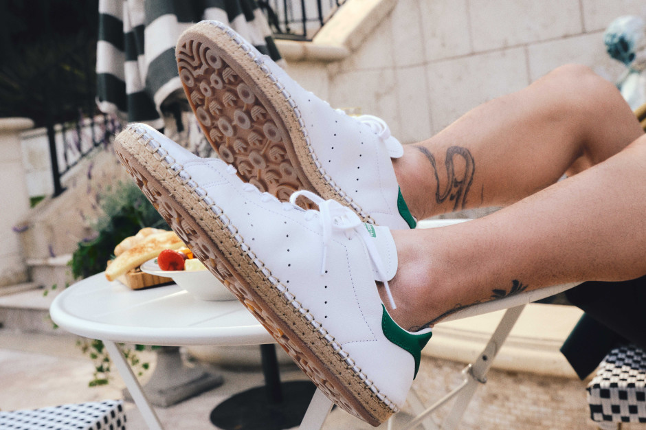 CLOT e Adidas - Sneakers Stan Smith Espadrille / Materiali stampa CLOT x Adidas