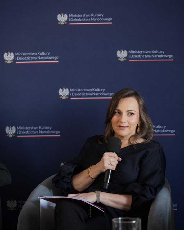 Olga Brzezińska, deputy director of the Adam Mickiewicz Institute / press materials of the Ministry of Culture and National Heritage, photo by Kuba Celej