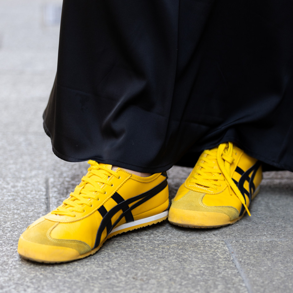 Tênis Onitsuka Tiger México 66 amarelo / Getty Images