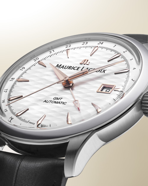 Maurice Lacroix 1975 Automático GMT Silver Mist / foto: materiais de imprensa da Maurice Lacroix