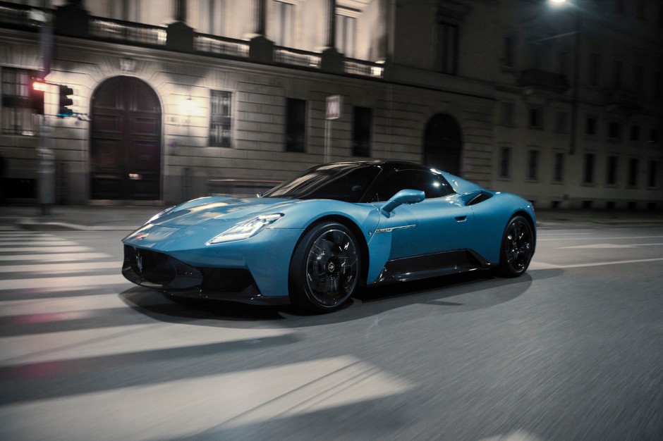 Maserati présente sa nouvelle supercar, le modèle MCPURA en version Cielo / photo : documents de presse Maserati