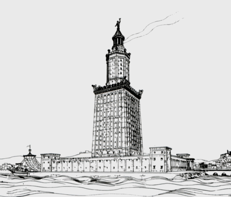 Hermann Thiersch, Vuurtoren van Pharos, 1909 / foto: Wikimedia Commons, publiek domein