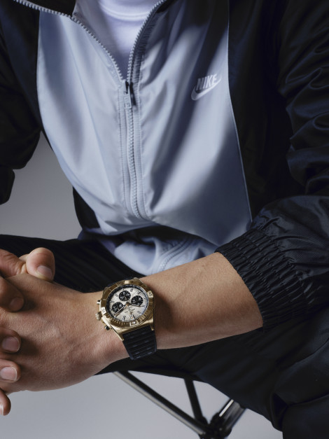 Breitling ed Erling Haaland presentano la serie Erling Haaland Signature Chronomat / foto: materiale stampa Breitling