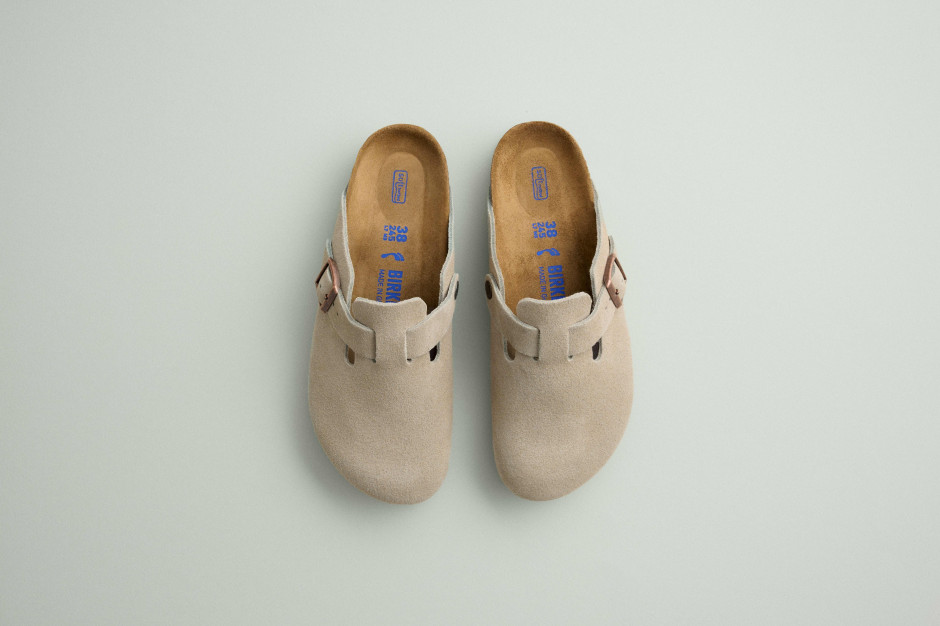 Chinelos da marca alemã Birkenstock - modelo Boston / material de imprensa da Birkenstock