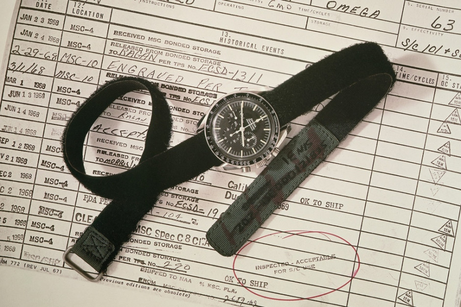Omega Speedmaster - Ay'daki ilk Omega saati - Apollo 11 görevi / Omega basın materyalleri