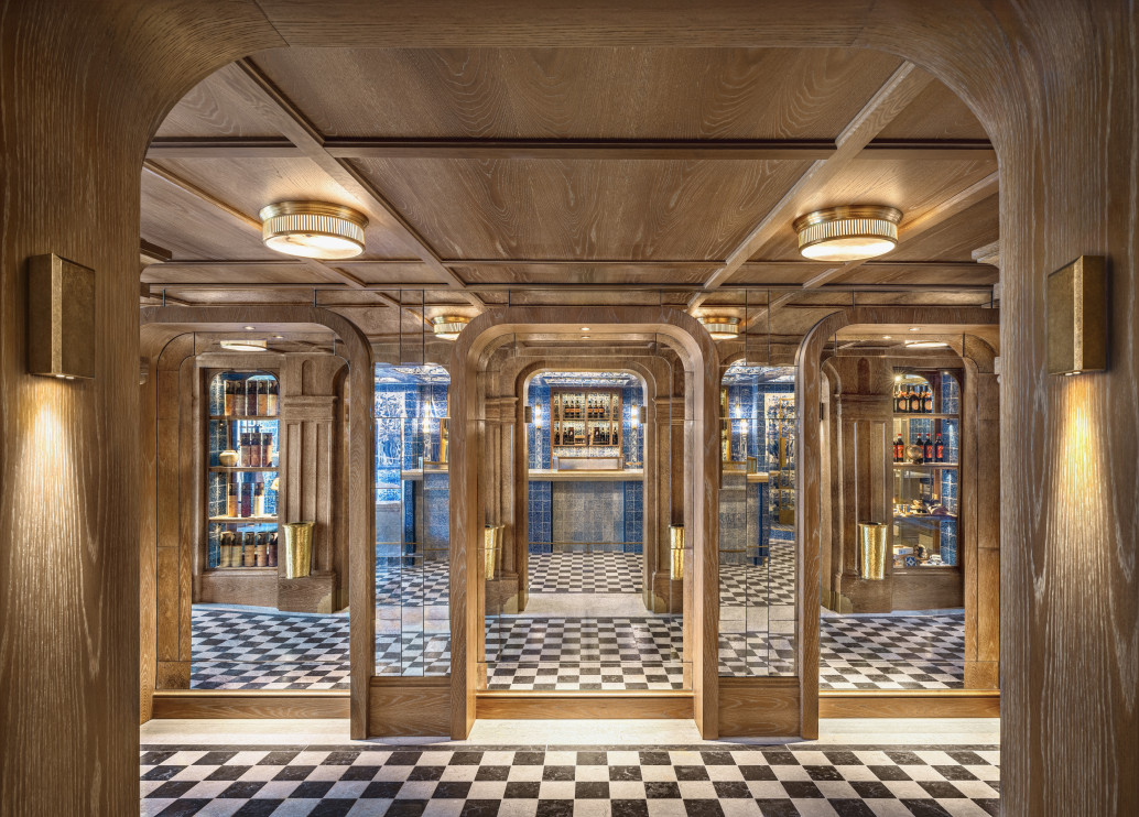 Intérieur de l'emblématique boulangerie Pastéis de Belém rénové par Gracinha Viterbo / photo : Viterbo Interior Design Atelier Francisco Dias