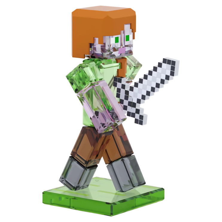 Figurka Swarovski x Minecraft/fot. mat. prasowe Swarovski