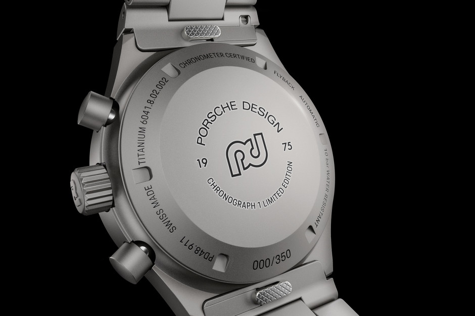 New Porsche watch - Limited Edition Chronograph 1 - 1975 / Porsche Design, press material