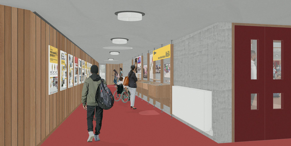 Projeto do Museu de Arquitetura Brutalista / foto: Reed Watts