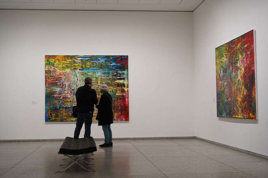 Berlín, Nueva Galería Nacional, pintura de Gerhard Richter, Shutterstock